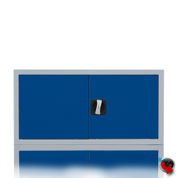 Artikel Nr. 531112 - Stahl-Aktenschrank Aufsatz für 80 cm breite Schränke - blaue Türen- lange Lieferzeit 6-8 Wochen !